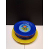 LOT D’ASSIETTES VERRE COLORE 