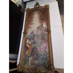 HUILE SUR TOILE ANCIENNE...