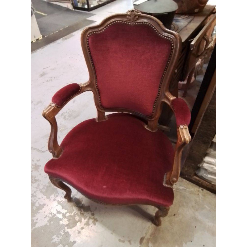 FAUTEUIL CABRIOLET BORDEAUX 