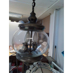 SUSPENSION EN VERRE ET METAL 