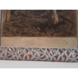 GRAVURE VICTOR PROUVÉ CELTES QUI PLEURENT 