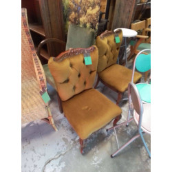 FAUTEUIL APOLLON OCRE 