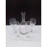 CARAFE + VERRES CRISTAL 