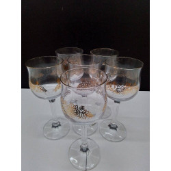 LOT VERRES A LIQUEUR CRISTAL 