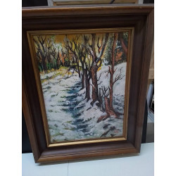TABLEAU PAYSAGE ENNEIGÉ...