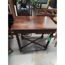 CONSOLE CHÊNE PIEDS TORSADÉS 