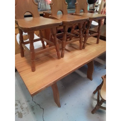 TABLE PIN MASSIF 