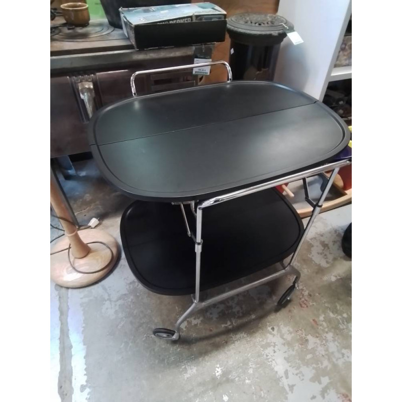 DESSERTE A ROULETTES KARTELL PLIANTE NOIRE