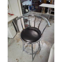 TABOURET CHROME 