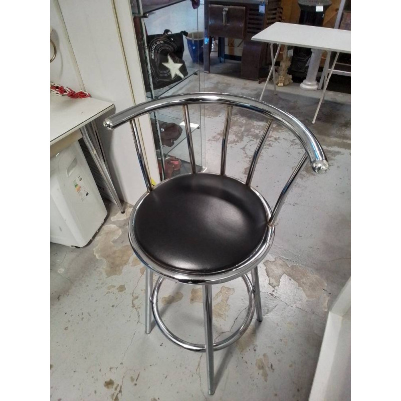 TABOURET CHROME 