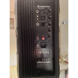 ENCEINTES ACTIVE OMNITRONIC AVEC PIEDS 