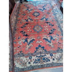 TAPIS LAINE IRAN TON ORANGE...