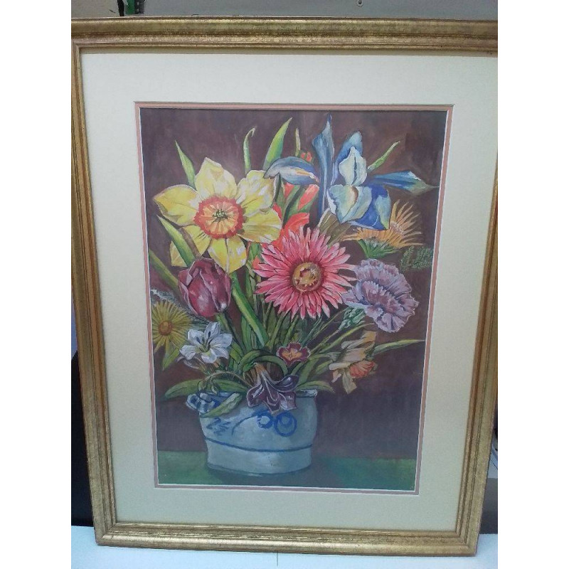 TABLEAU NATURE MORTE SIGNÉE KIRCHEN 