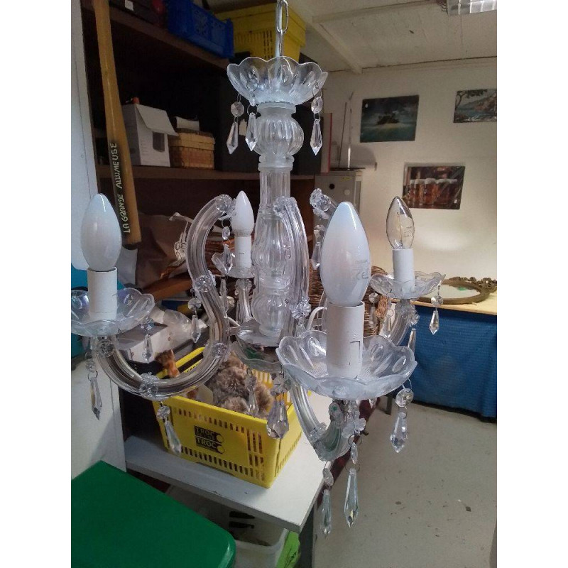 LUSTRE STYLE VÉNITIEN A PAMPILLES 