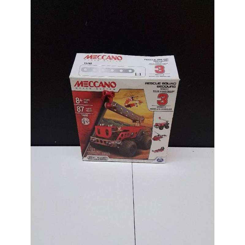 JEU CONSTRUCTION MECCANO RESCUE SQUAD