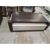 TABLE BASSE BICOLORE 2 TIROIRS 