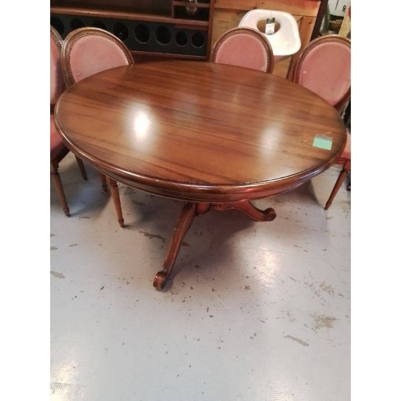 TABLE RONDE TRIPODE + ALLONGES