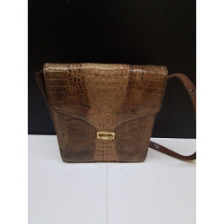 SAC A MAIN CUIR BRUN