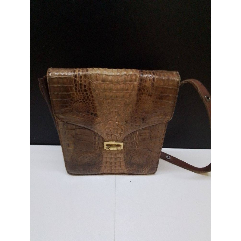 SAC A MAIN CUIR BRUN