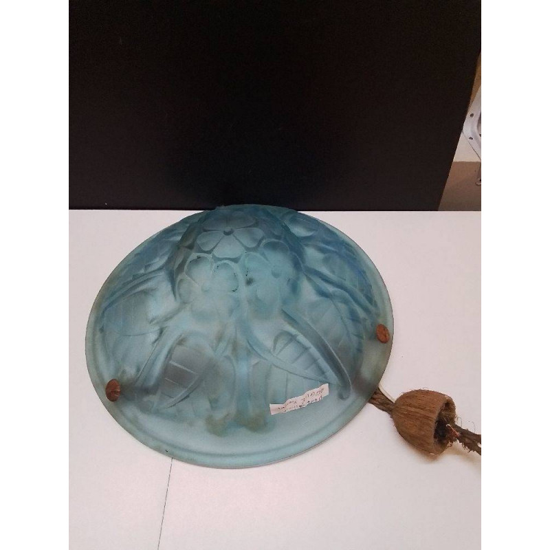 SUSPENSION ART DECO BLEU DEGUÉ