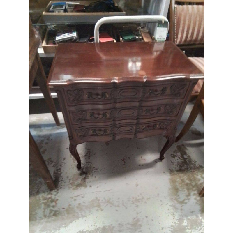 COMMODE 3 TIROIRS STYLE LOUIS XV 