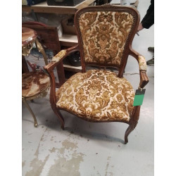 FAUTEUIL CABRIOLET DECOR VERT