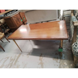 TABLE BASSE MERISIER PIEDS...