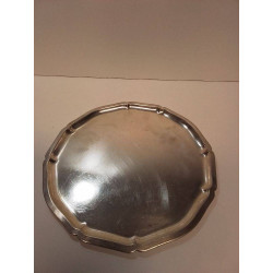 PLATEAU METAL ARGENTÉ 
