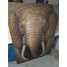 PEINTURE TEXTURÉE ÉLÉPHANT 152X110