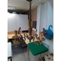 LUSTRE LAITON 5 BRANCHES 