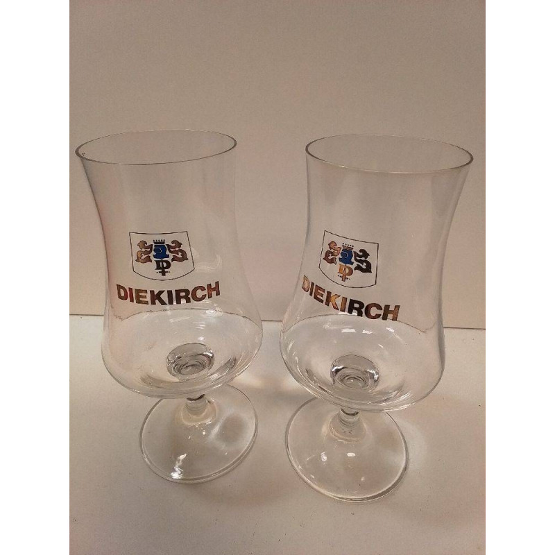 LOT DE 8 VERRES DIEKIRCH 
