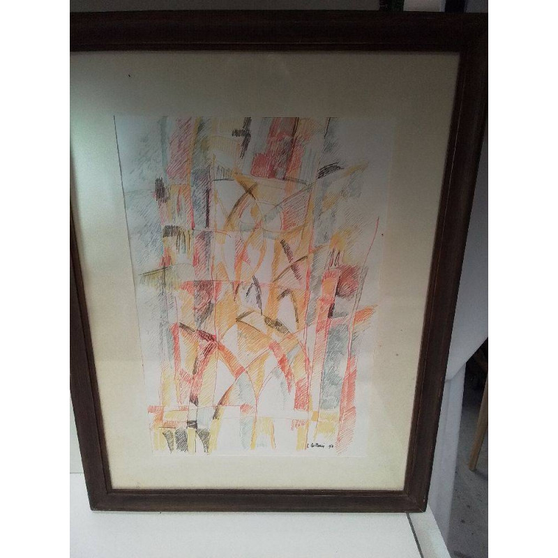 CADRE SIGNÉE BELLUCCI 1968