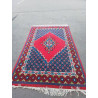 TAPIS LAINE ORIENTAL TON ROUGE 240X160