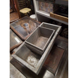 LOT JARDINIÈRE METAL