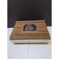 BOITE MÉTAL ANCIENNE BÂTEAU 