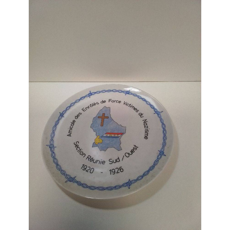 ASSIETTE COMMÉMORATIVE VILLEROY ET BOCH 