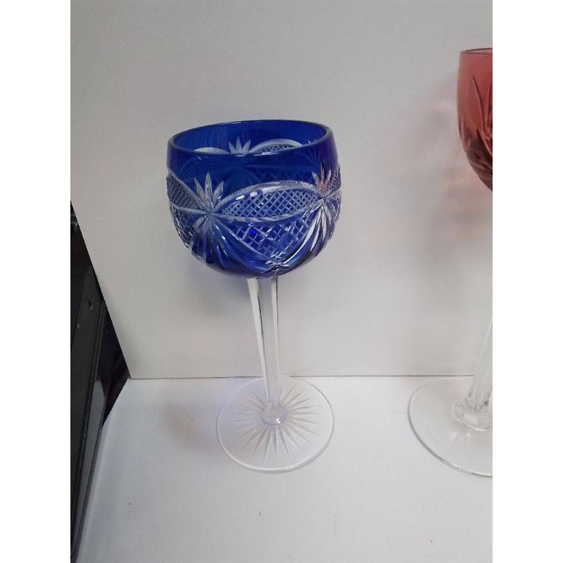 VERRE CISELÉ COLORÉ 