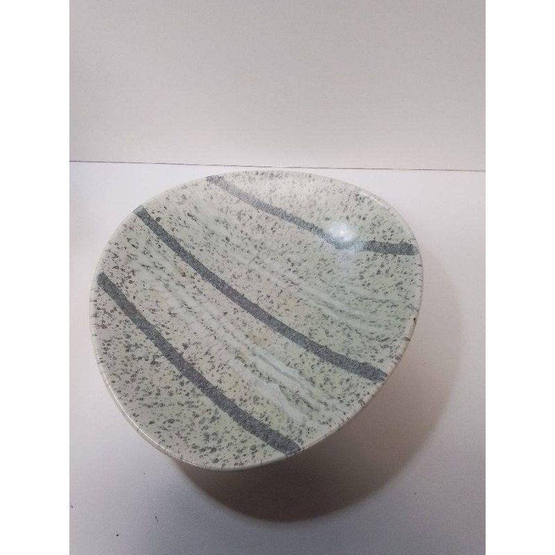 PLAT FAÏENCE VERT GRIS