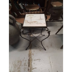 SELLETTE METAL CARRELÉE 