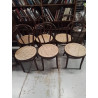 LOT DE 6 CHAISES CANNAGE STYLE THONET