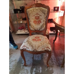 LOT DE 6 CHAISES MERISIER...