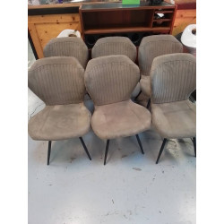 LOT DE 6 CHAISES MODERNE...