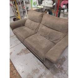 SALON 3+2 MODERNE TISSU BRUN