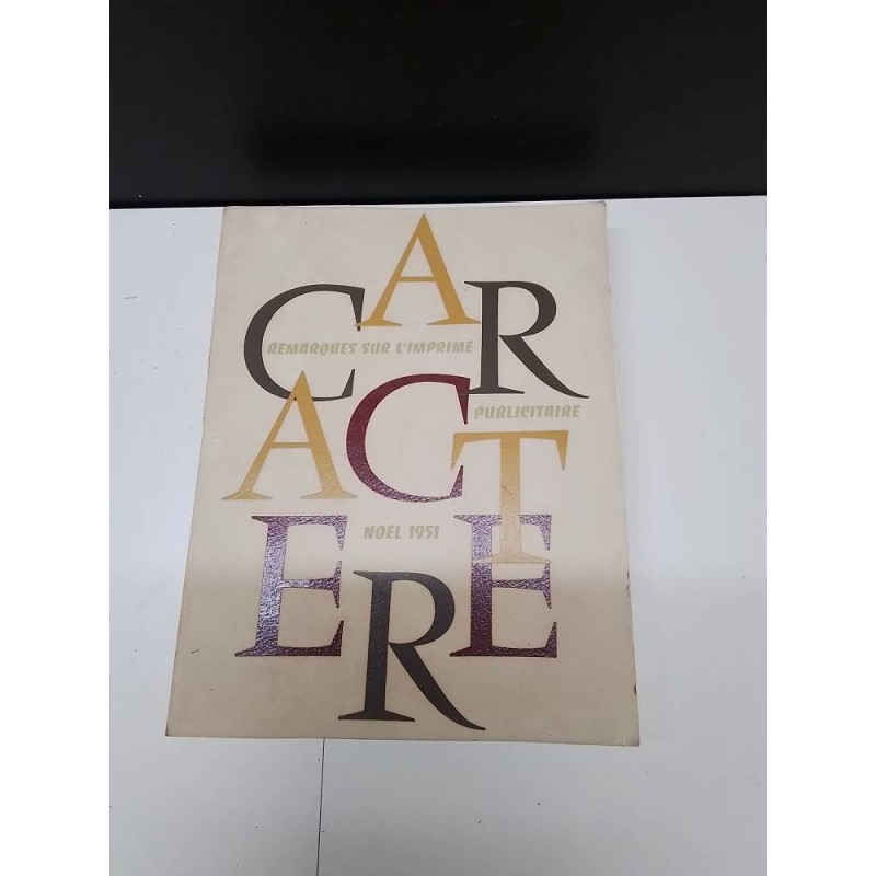 LIVRE CARACTÈRE 