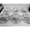 LOT D’ASSIETTES VILLEROY ET BOCH CHÂTEAUX 