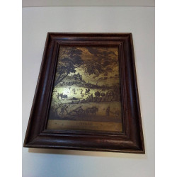 GRAVURE METAL L\'AGRICULTURE 