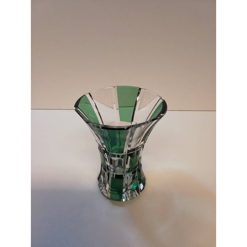 VASE PM VAL ST LAMBERT TON VERT 