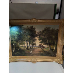 HUILE SUR TOILE SIGNÉE...