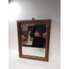 MIROIR ANCIEN BORD BOIS 
