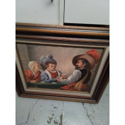 HUILE SUR TOILE  SIGNÉE BOURGEOIS 